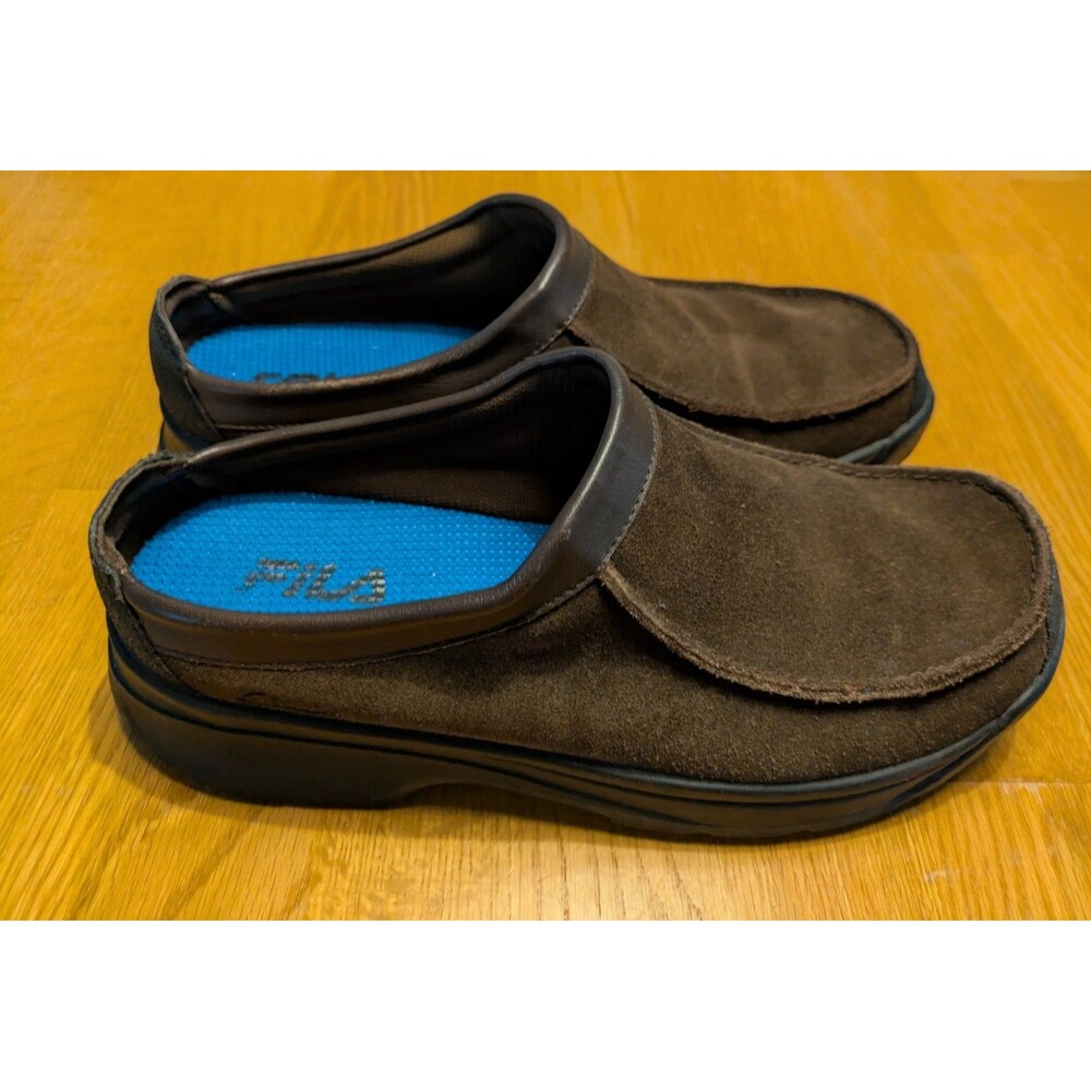 Clarks Mule Clog Womens 8 Brown Suede Slip On Moc Toe Casual Comfort 34391 Nice! - Picture 8 of 10
